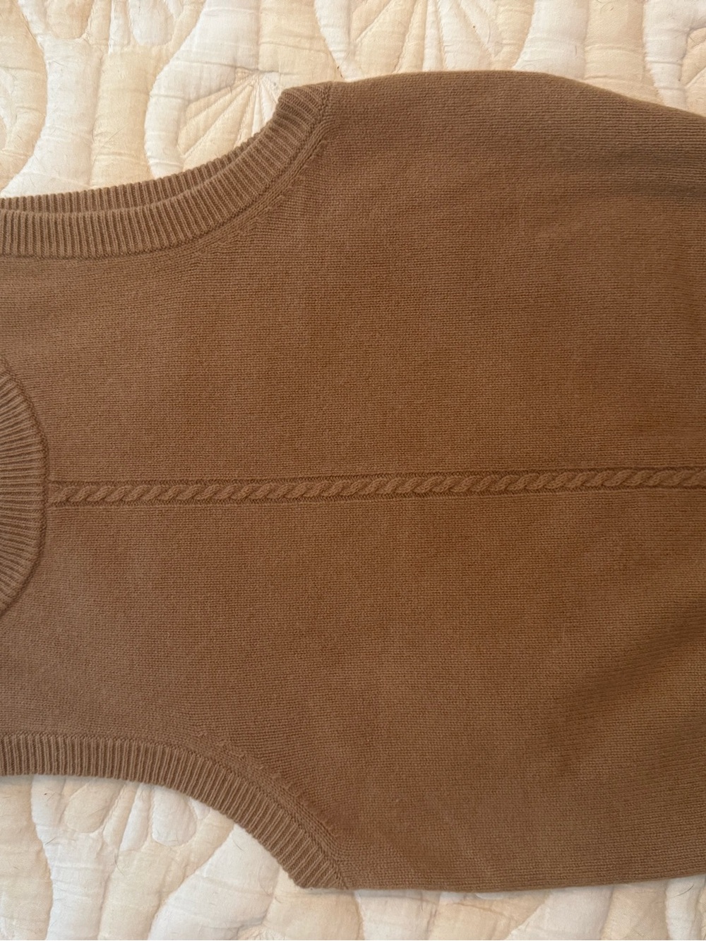 Sézane Samuel Jumper 100% Yak Wool Camel Brown – Medium - Picture 4 of 6